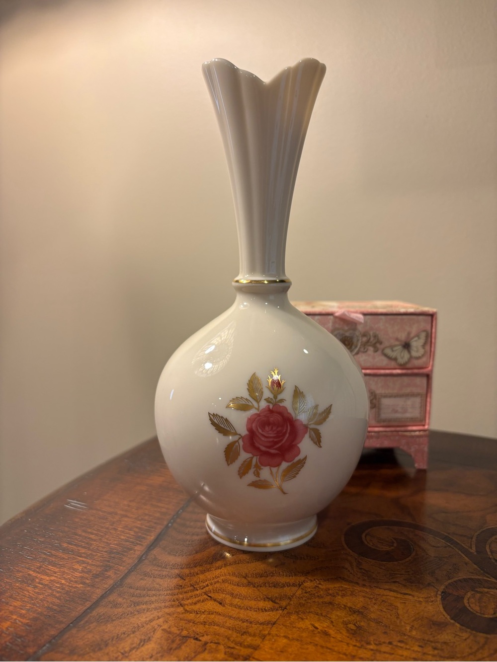 Lenox Rhodora Porcelain Bud Vase
